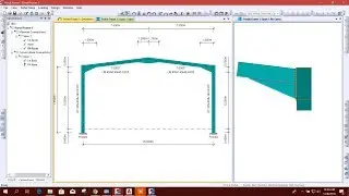 PORTAL FRAME DESIGN IN ''TEKLA PORTAL FRAME & CONNECTION DESIGNER''