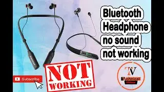 Bluetooth headphone not working || technical Videos || Bluetooth headset no sound