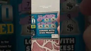 Got a winner on Florida lottery $100 loaded scratch off tickets #scratchers #scratchofftickets #fun