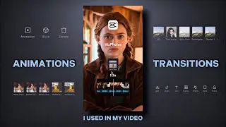 Animations & Transitions I Used In My Video | A D
