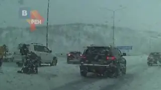 Мужчину дважды за полторы минуты сбили машины