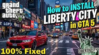 How to Install LIBERTY CITY Map in GTA 5! 🗽 (100% Fixed & Working)