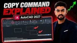 AutoCAD Beginner Course | Copy Command Explained AutoCAD Tutorial