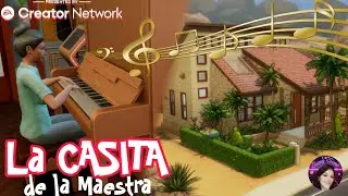 Aprende a tocar el Piano con la Abuela Peggy / 🏡Casita de la Maestra SPEED BUILD #sims4