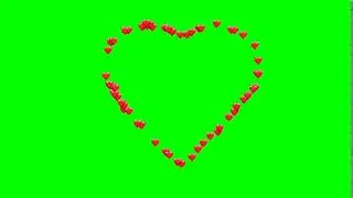 heart emoji 2d green screen 5
