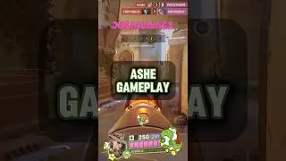 I will always love you Ashe ☺️ | Overlay on etsy in bio 💚 #overwatch #ashemain #gaming #happy #ow