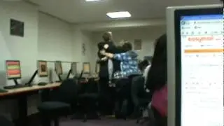 Brookies hug attack.
