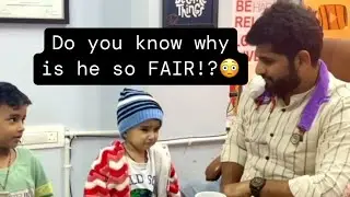 Why do some kids become so fair !?😳 #fair #milk #anemia #excessive #myths