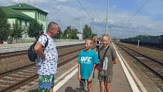 Купание в карьере, пеший поход.🧜‍♀️🧜‍♂️