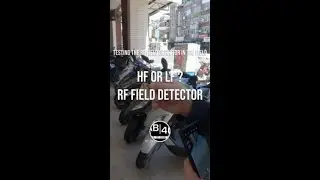 HF or LF? Testing the RFID FIELD DETECTOR in the field