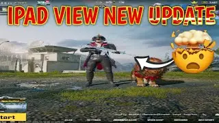 How To Get IPAD VIEW IN NEW UPDATE PUBG/BGMI 