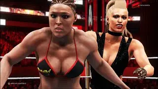 WWE 2K20 - Ronda Rousey vs. Vixen - FULL MATCH - Royal Girl Fights 💜