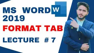 Complete Format Tab of MS Word