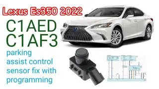 Toyota Lexus #C1AEC #C1AF3 #C1AF4 Parking Sensor Not Work❓How To Program Front & Rear Sonar System✅