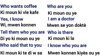 Aprann pale Anglè gratis ak fraz sa yo || Learn to speak English free with these sentences