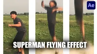 Superman flying effect│after effects│tutorial│Zayan Waseem