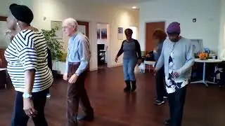 Kathy's Line dance Class at Oak Street Health learns another dance! VID 20200226 143947