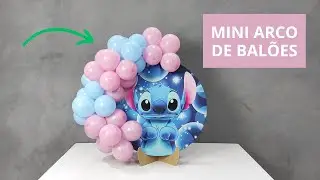 MINI ARCO DE BALÕES FÁCIL