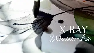 Watercolors - X-RAY PAINTING - Layered Watercolor Technique-