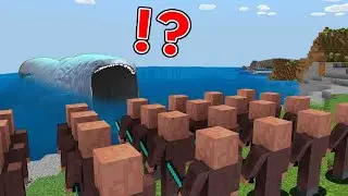 What Happens IF BLOOP Attacks STRONGEST Village? (Minecraft)
