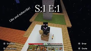S:1 E:1 Minecraft One Block series! #minecraft #minecraftshorts #easy #gaming #viral #shorts #mine
