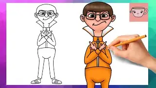 How To Draw Vector from Despicable Me  | Cute Easy Step By Step Drawing Tutorial