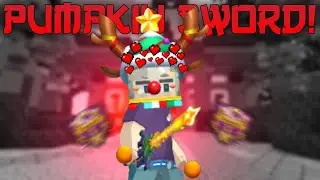 Power Of Pumpkin Sword In BedWars!! (Blockman Go)