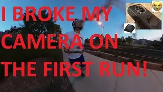 Running with the Insta 360 One X2 ... I BROKE IT!