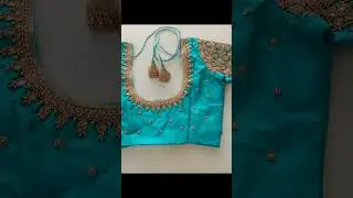 SCV boutique aari work blouse first video