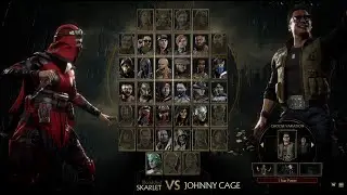 Mortal Kombat Scarlet vs Johnny Cage