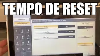 Alterar o Tempo de Reset das Configurações Padrão - Konica Minolta