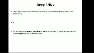 DEEP RNNs