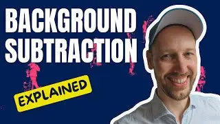What is background subtraction?