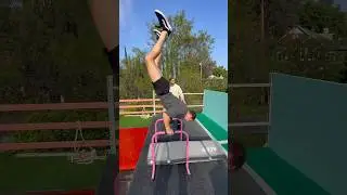Trampwall Handstand Challenge