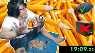 Pencil Sharpening is the Meme-est Speedrun