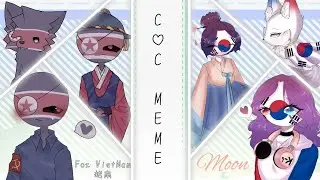 C♡C (Costume Change) meme countryhumans N.k & S.k Collab w [[Moon _Satoh]]
