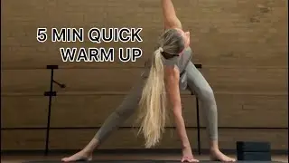 5 MIN QUICK WARM UP ROUTINE ( BEFORE STRETCHING ) | BEFORE YOGA | BEFORE PILATES