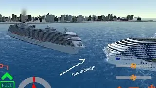 HULL DEFORMATION DAMAGE!!!! - Cruise Ship Handling NEW UPDATE!!!