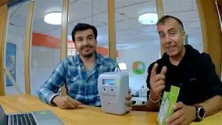 Contador eléctrico inteligente con el medidor de energía  #EnergyButton