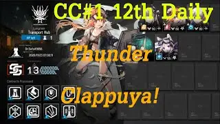 Arknights CC#1 12th daily -Transport Hub- max risk Defenderknights run!