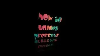 2nd tutorial how to unlock minisynth, GMS