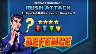 Empires and Puzzles RUSH Tournament Defence Set Up - 4* No Dark - SZTURM Ustawienie Obrony