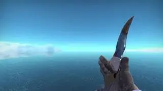 Falchion Knife Case Hardened MW (Blue Gem)