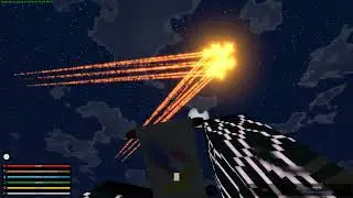 Shooting stars scroll