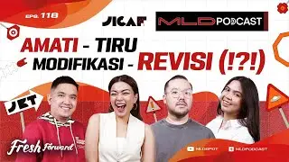 SPILL THE CREATIVI-TEA: AMATI - TIRU - MODIFIKASI - REVISI (!?!) #JICAF24 #MLDPODCAST #118