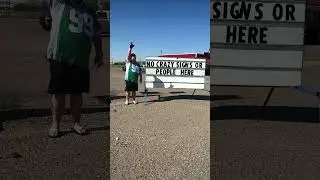 The people of Walsh, Alberta must have known we were coming! #Alberta #Canada #RoadTrip #Funny