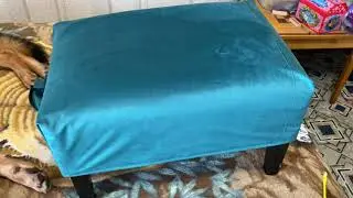 Шьем чехол для пуфика, быстро и просто
