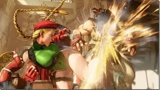 Street Fighter V:  Gameplay CAMMY Characters (Critical Arts) Special Moves