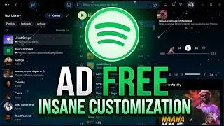 HOW TO GET AD FREE SPOTIFY FOR FREE (insane customization)