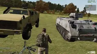Зря он вылез из техники....  Arma2 Dayz Epoch (RU 105)